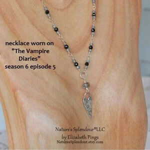 COPY - Worn On TV,Labradorite Black Spinel Heart Necklace,Nature's Splendour